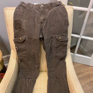 Carhart ripstop cargo canvas pants. 30X32